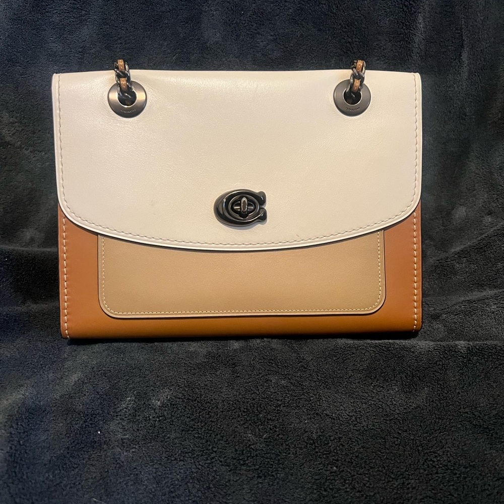 Coach Parker Colorblock Shoulder Bag